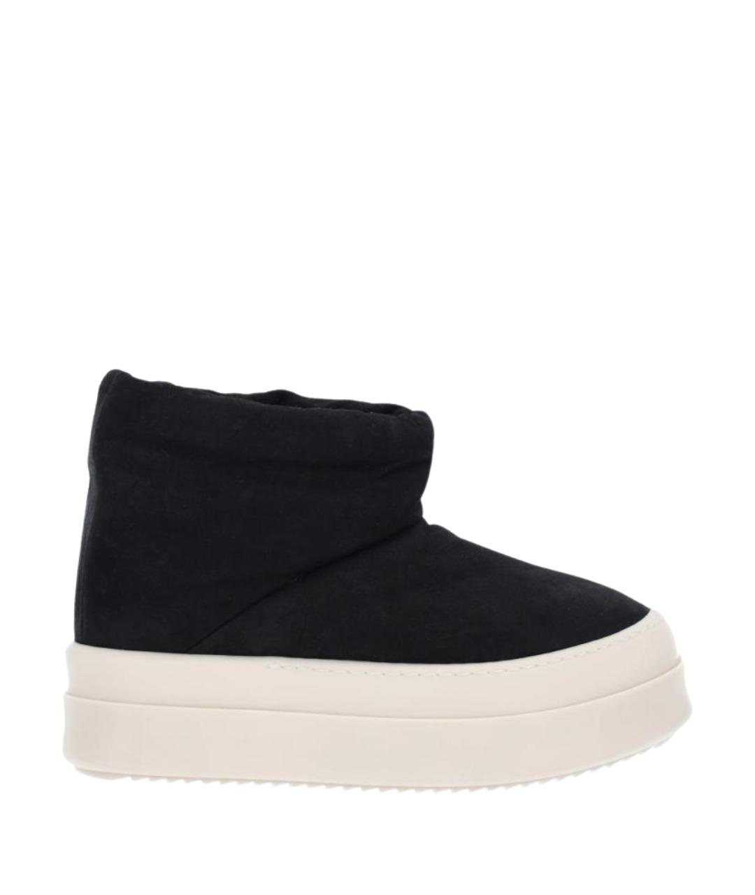 RICK OWENS Черные синтетические полусапоги, фото 1