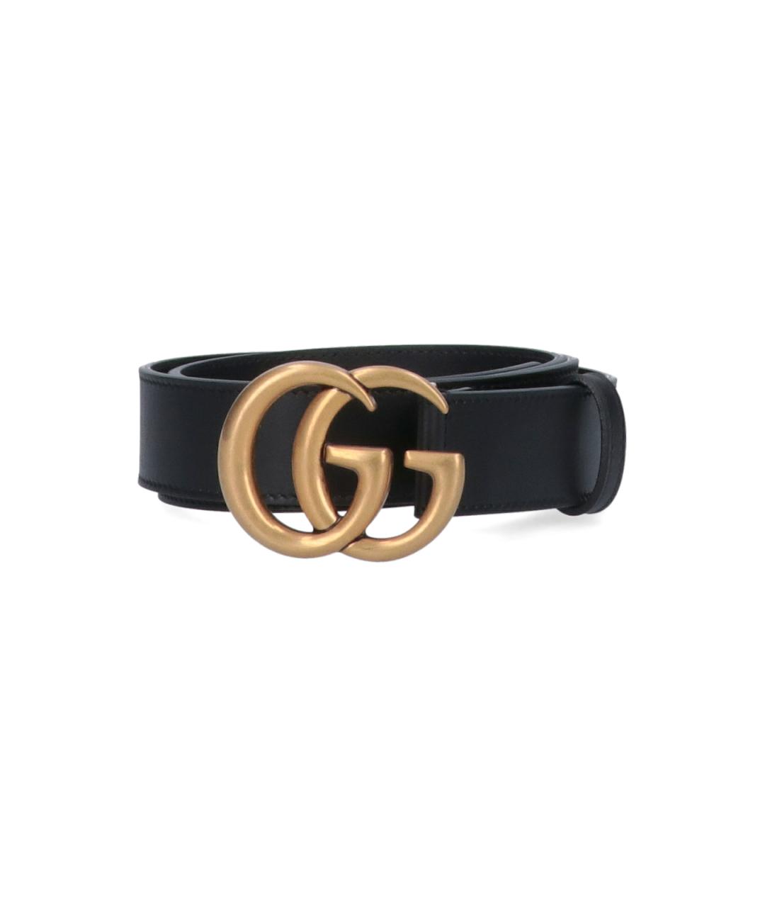 GUCCI Черный кожаный ремень, фото 6