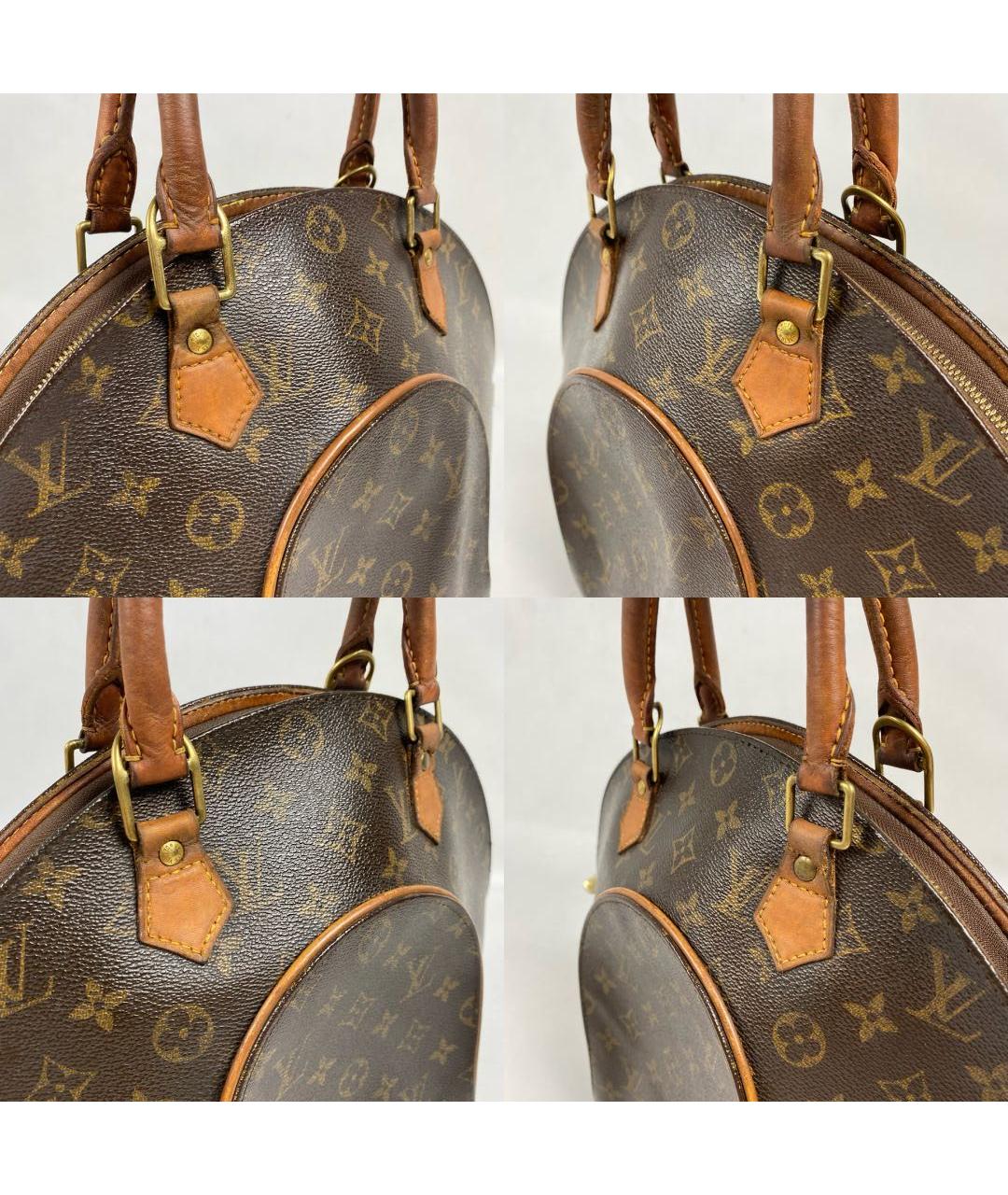 LOUIS VUITTON Коричневая канва сумка с короткими ручками, фото 8