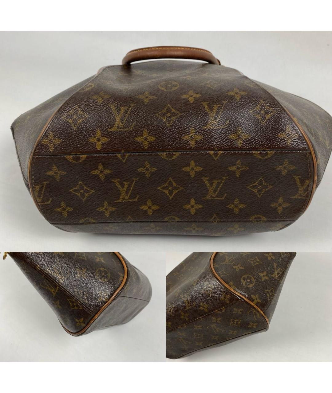 LOUIS VUITTON Коричневая канва сумка с короткими ручками, фото 6