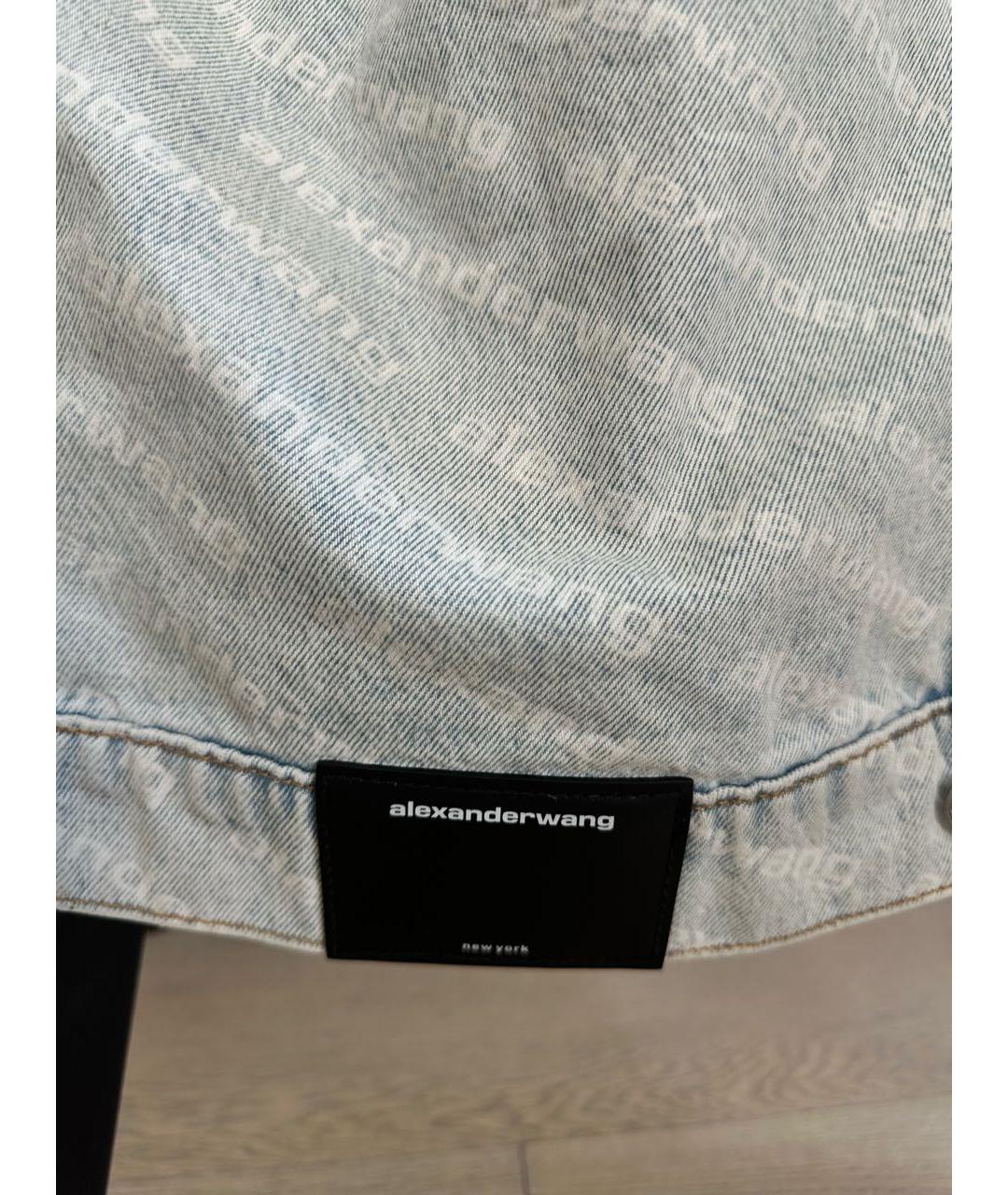 ALEXANDER WANG Голубая деним куртка, фото 3