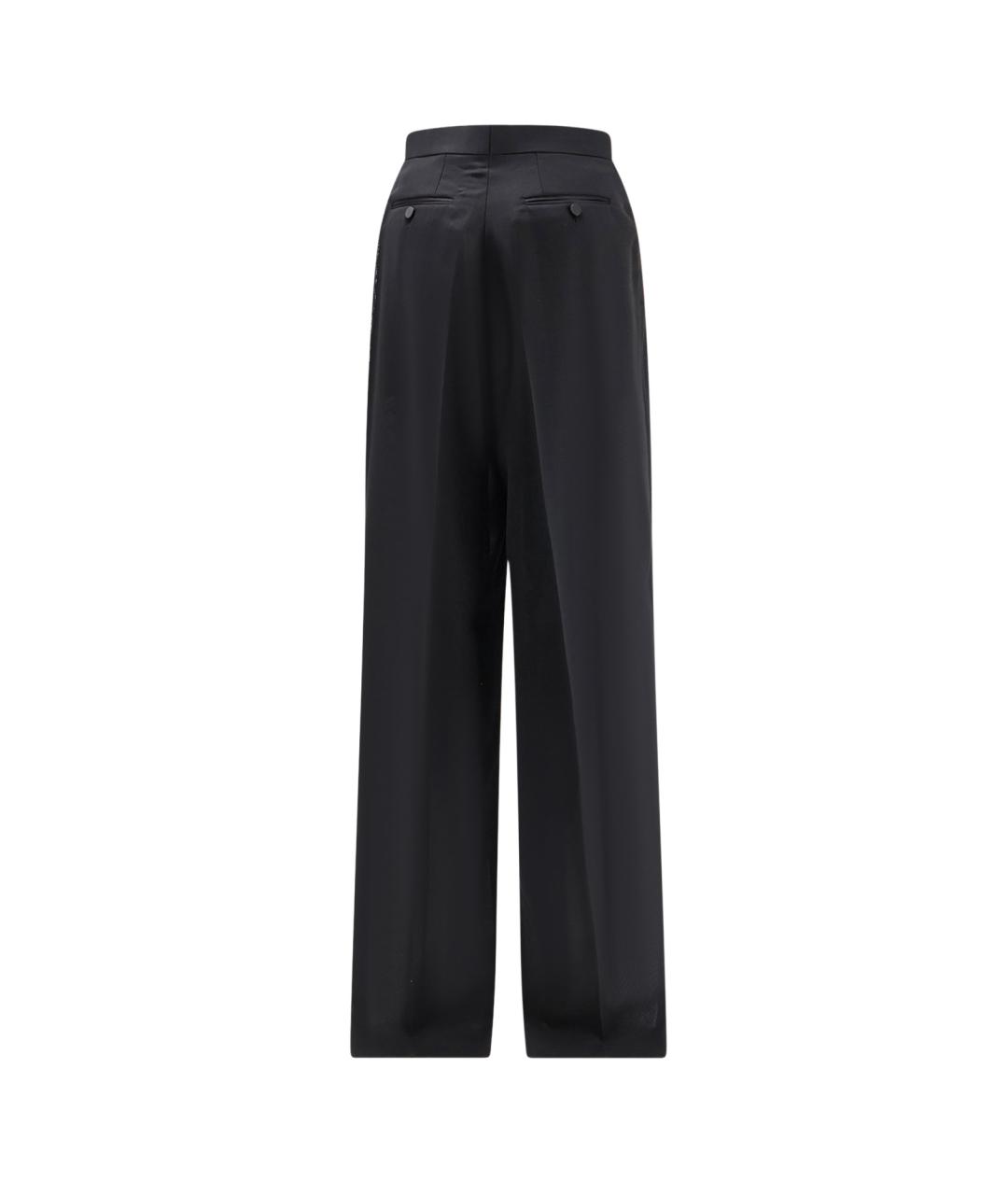 TOM FORD Черные шерстяные брюки широкие, фото 2