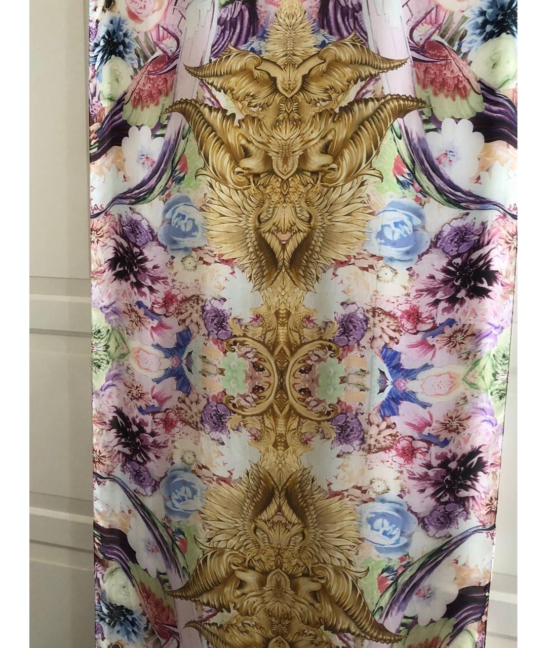 ROBERTO CAVALLI Шелковый платок, фото 3