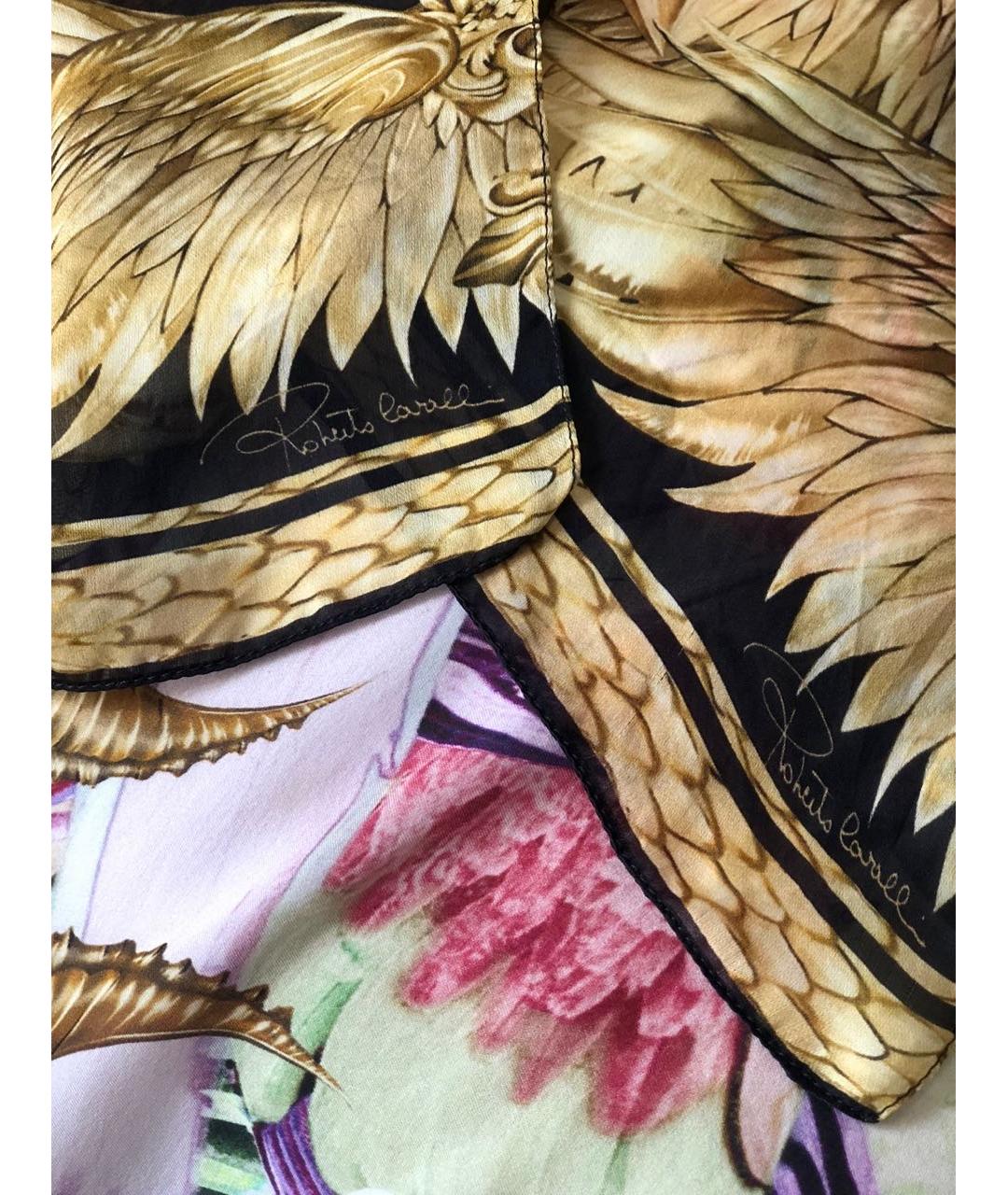 ROBERTO CAVALLI Шелковый платок, фото 7