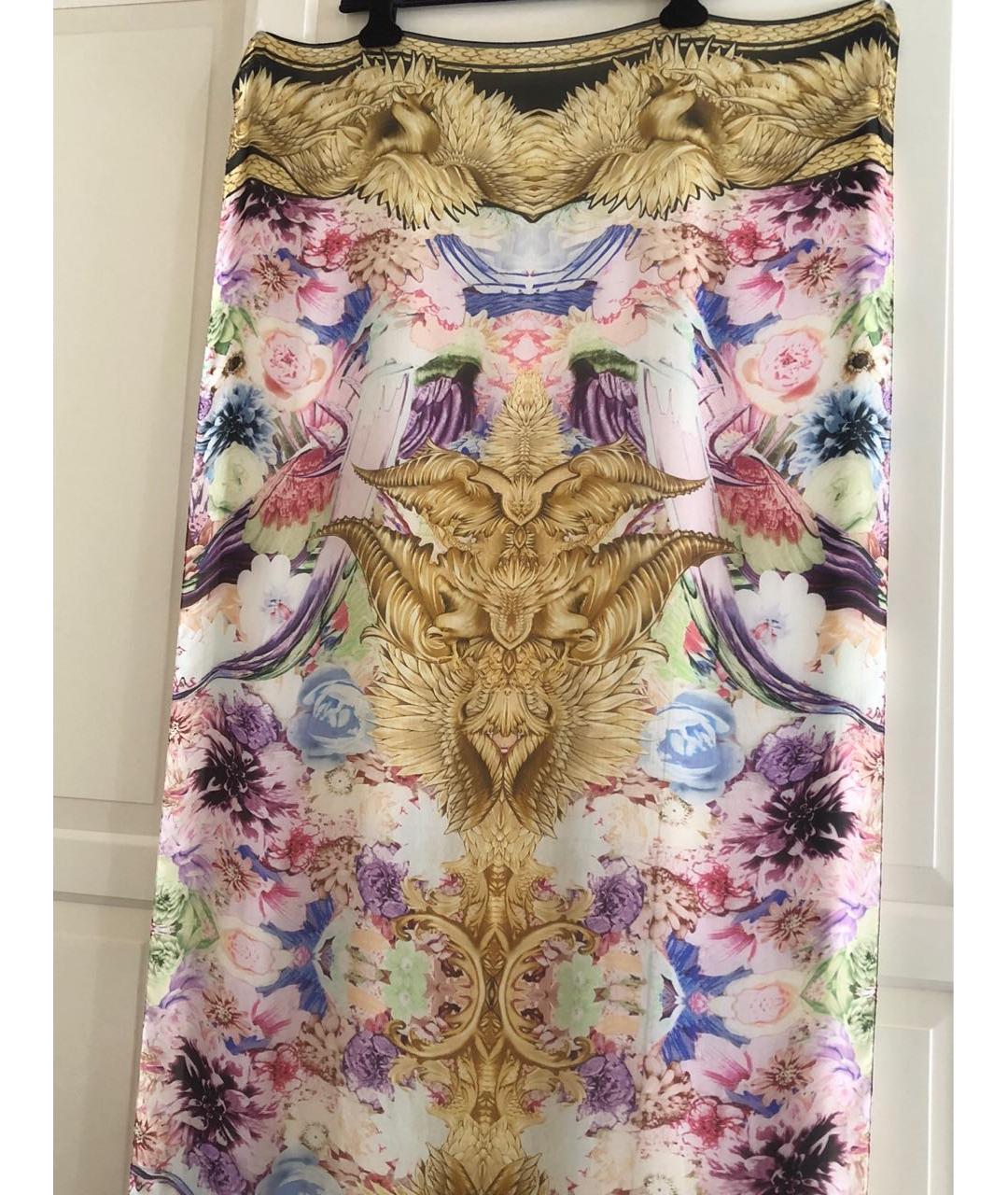 ROBERTO CAVALLI Шелковый платок, фото 2