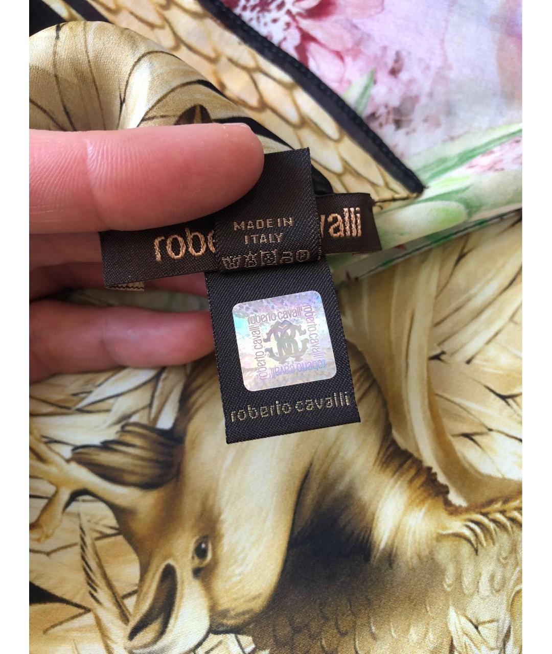 ROBERTO CAVALLI Шелковый платок, фото 6
