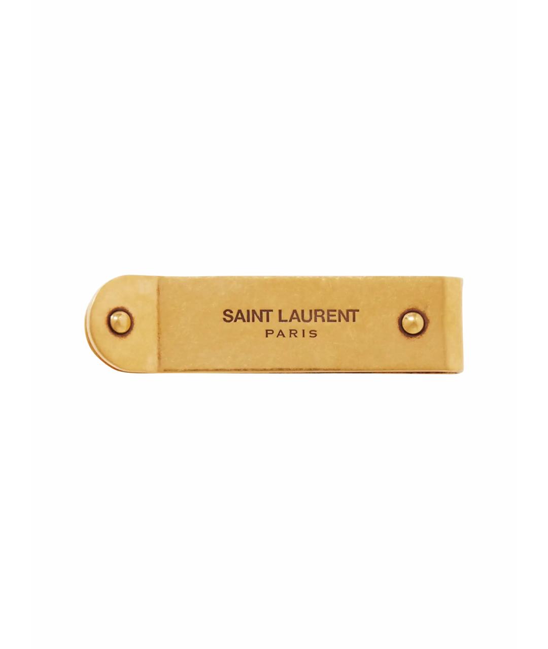 SAINT LAURENT Золотой кошелек, фото 1