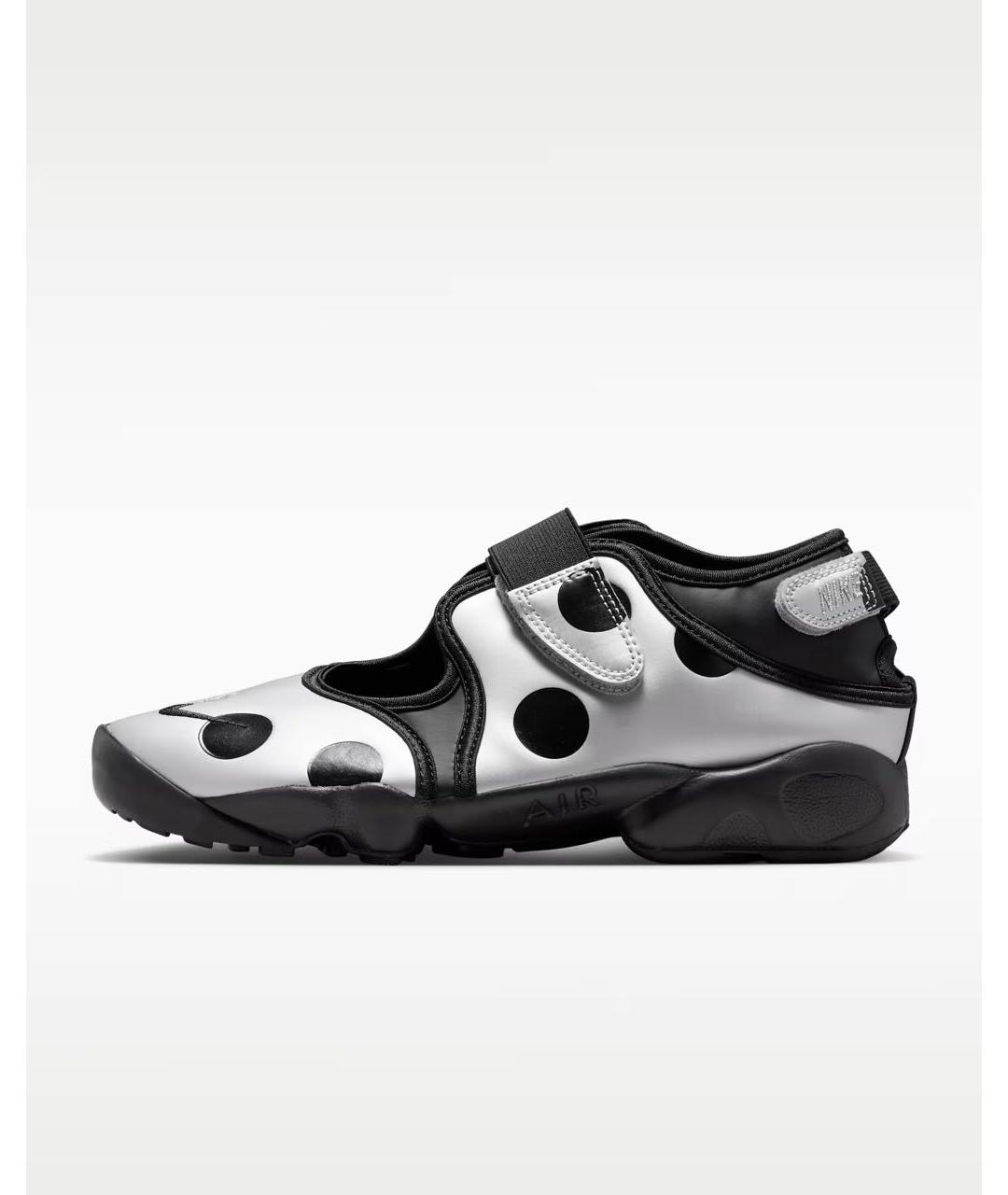 NIKE Серебряные кроссовки из искусственной кожи, фото 8