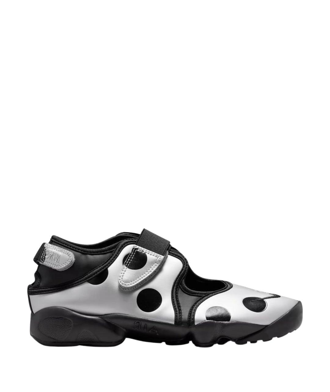 NIKE Серебряные кроссовки из искусственной кожи, фото 1