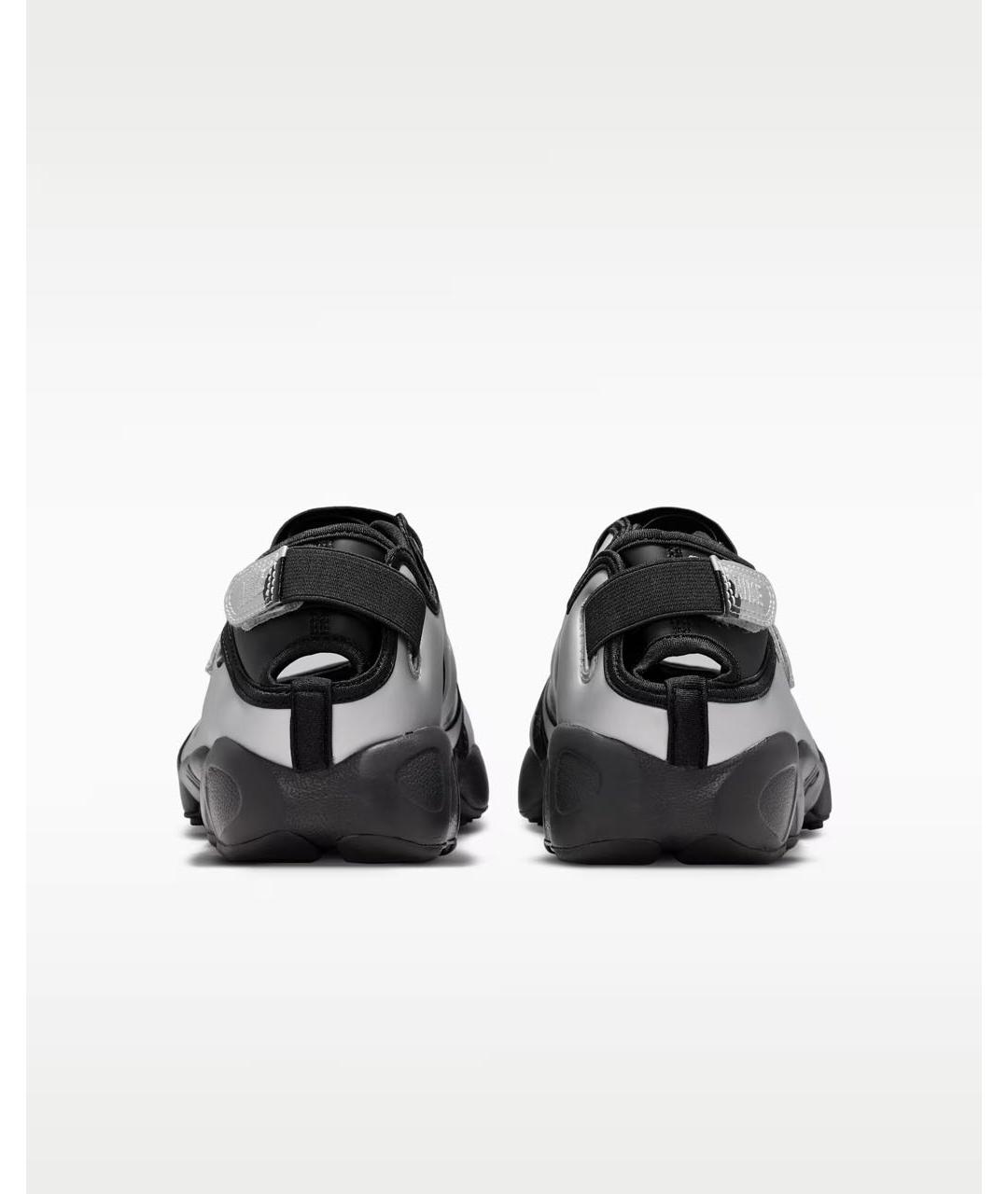 NIKE Серебряные кроссовки из искусственной кожи, фото 4