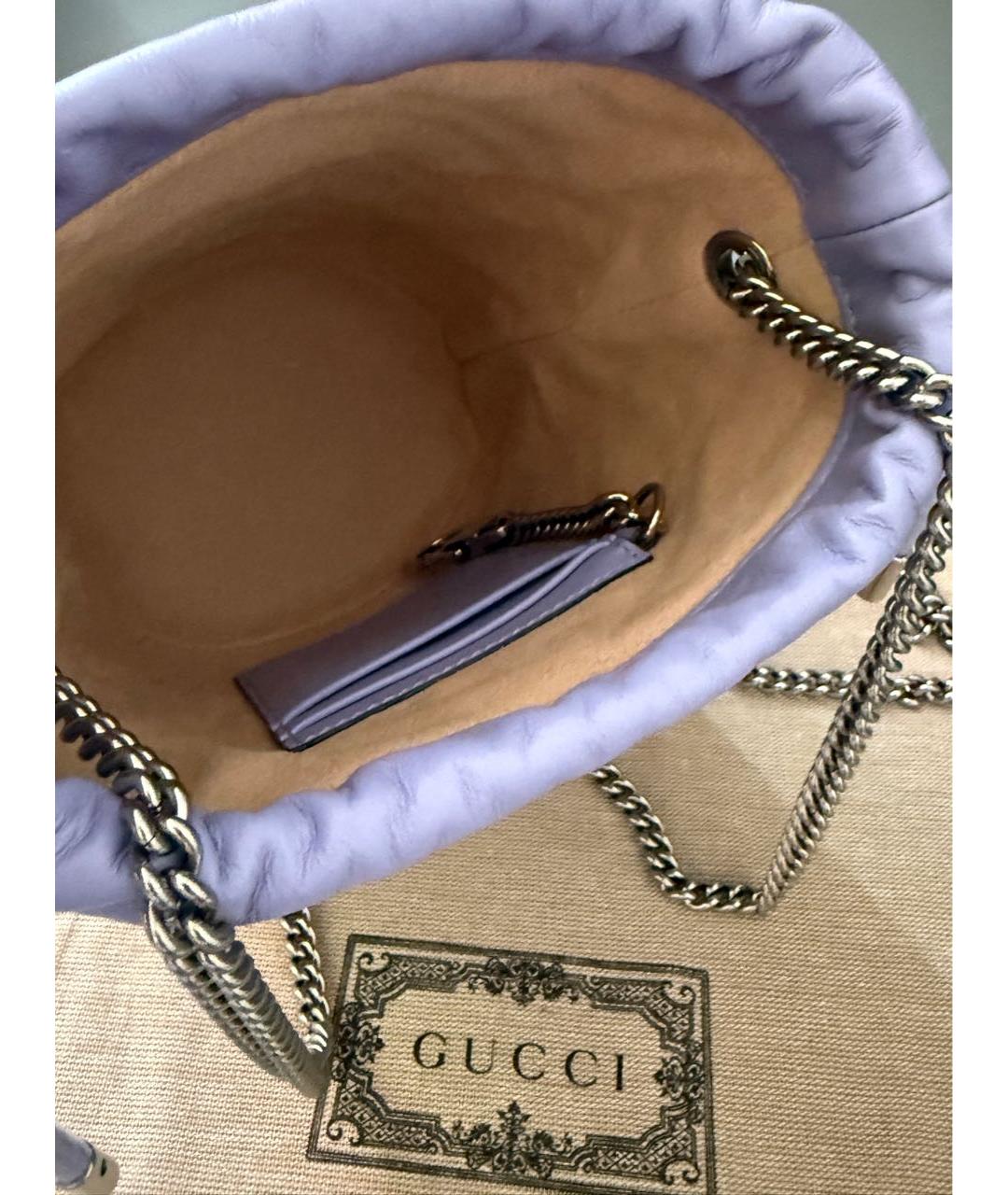 GUCCI Кожаная сумка через плечо, фото 7