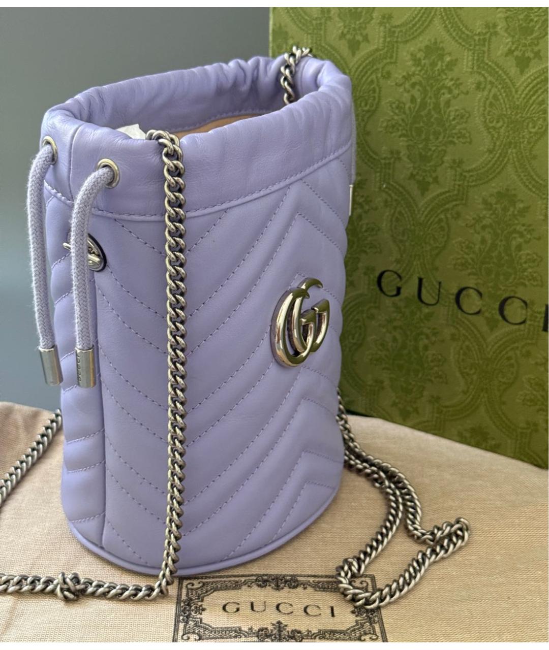 GUCCI Кожаная сумка через плечо, фото 5