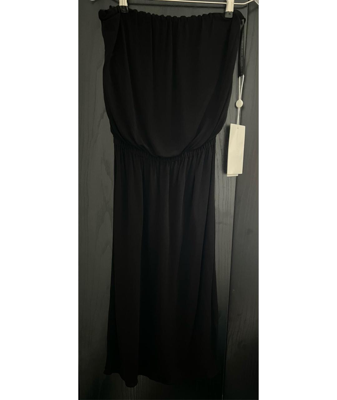 MAISON MARGIELA Черное вискозное коктейльное платье, фото 2