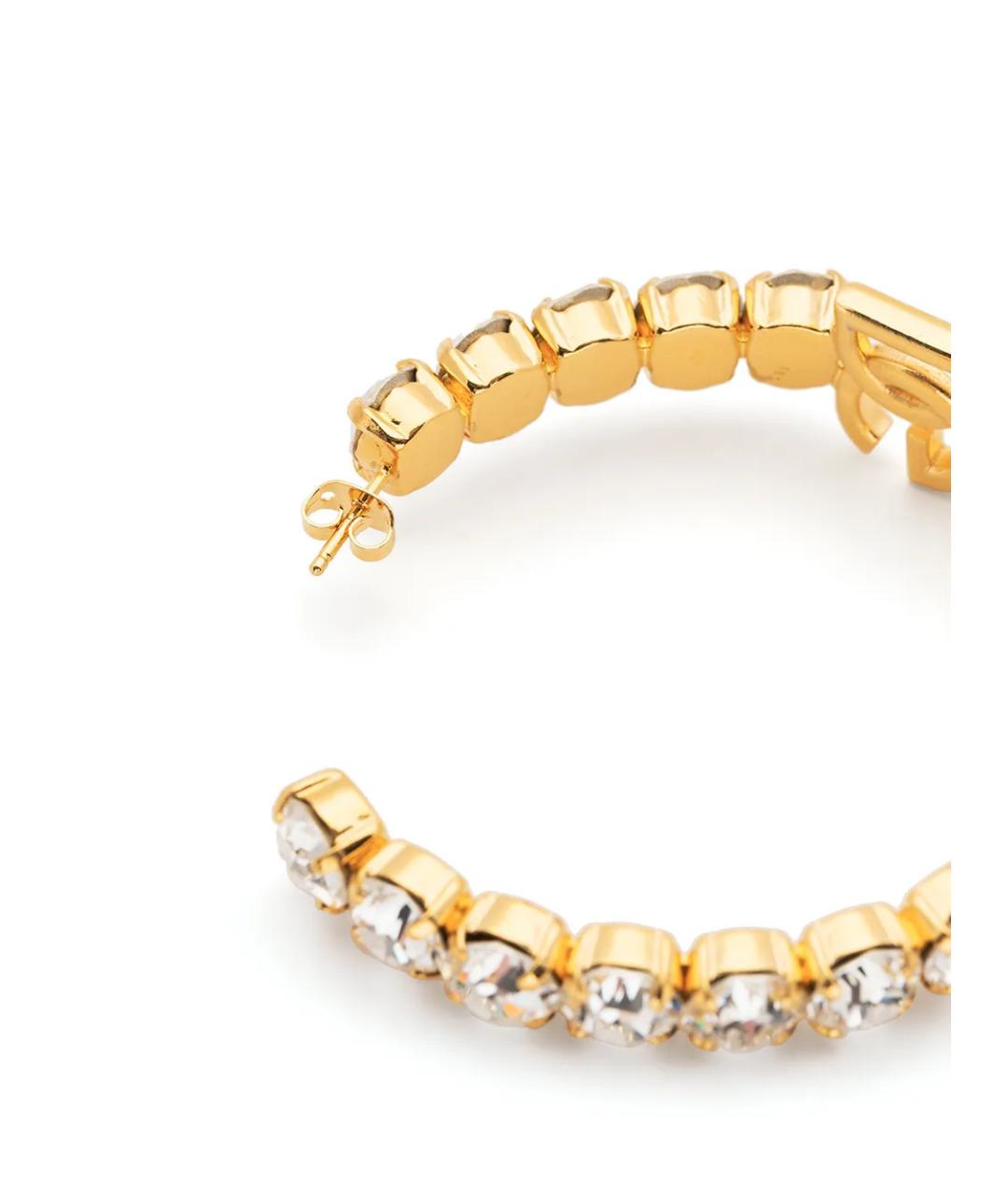 DOLCE&GABBANA Золотые латунные серьги, фото 3