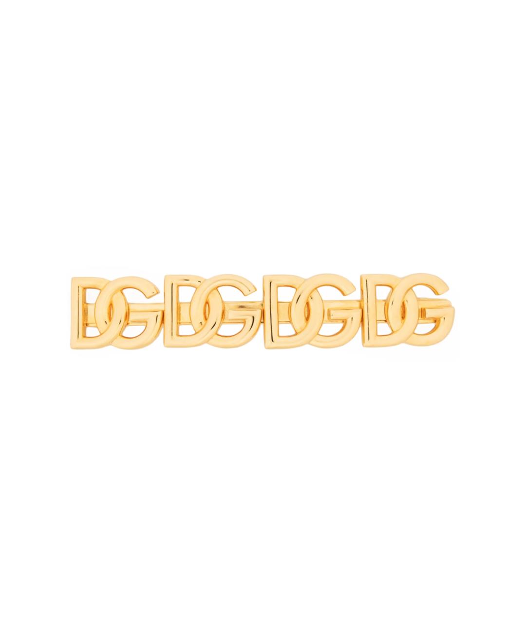 DOLCE&GABBANA Золотая заколка, фото 1