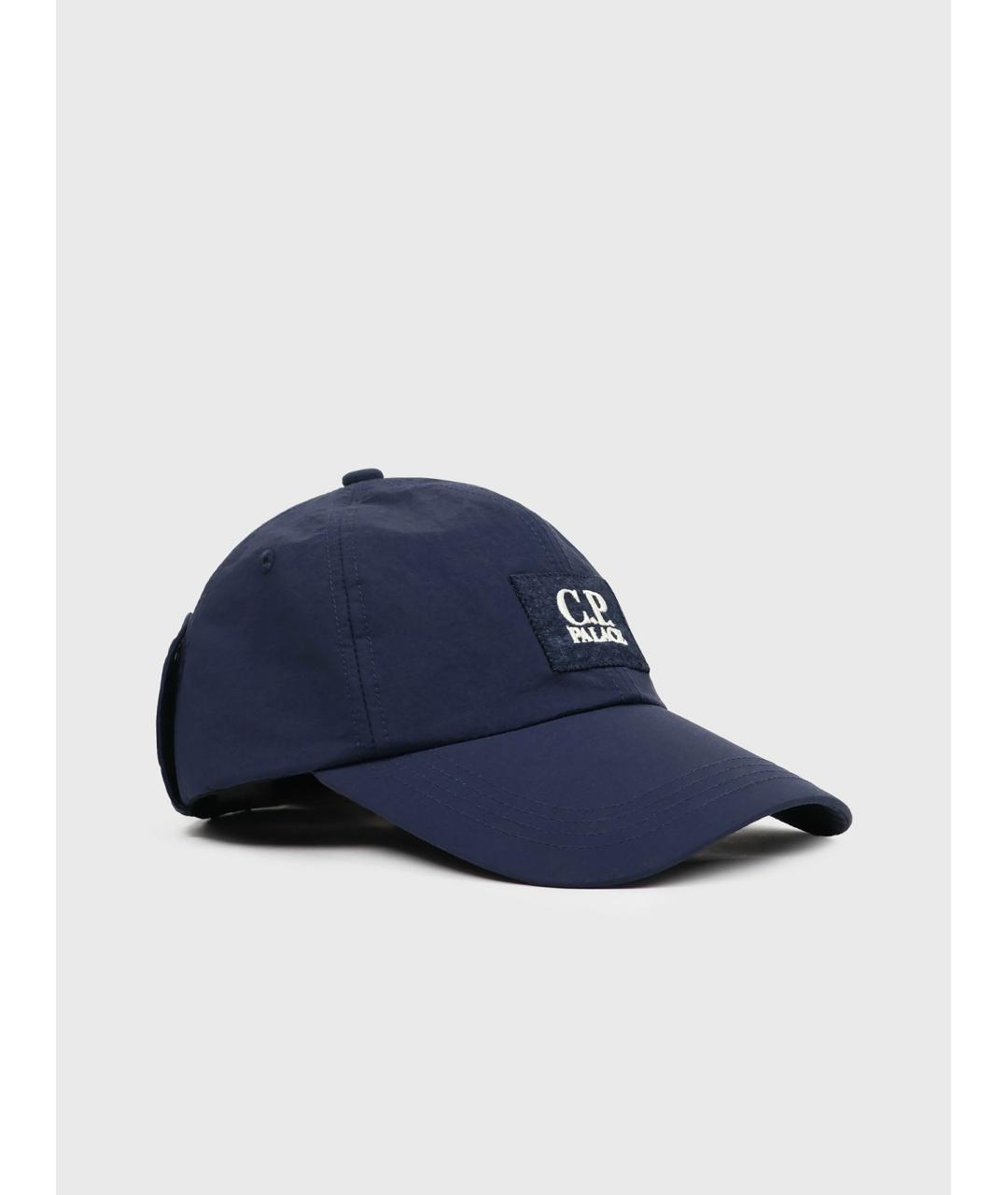 CP COMPANY Темно-синяя синтетическая кепка/бейсболка, фото 3