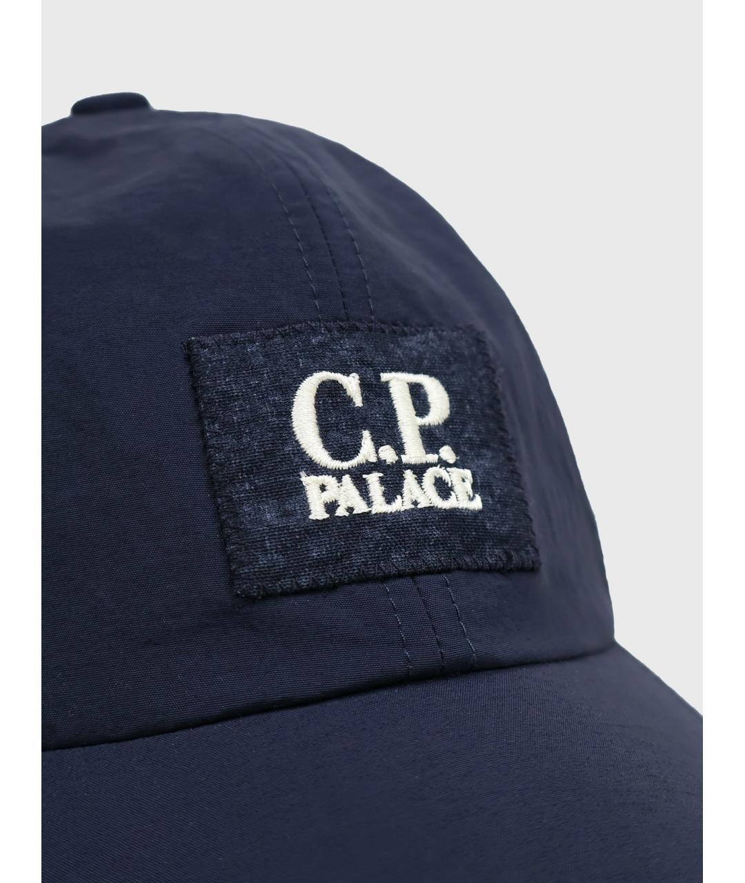 CP COMPANY Темно-синяя синтетическая кепка/бейсболка, фото 4