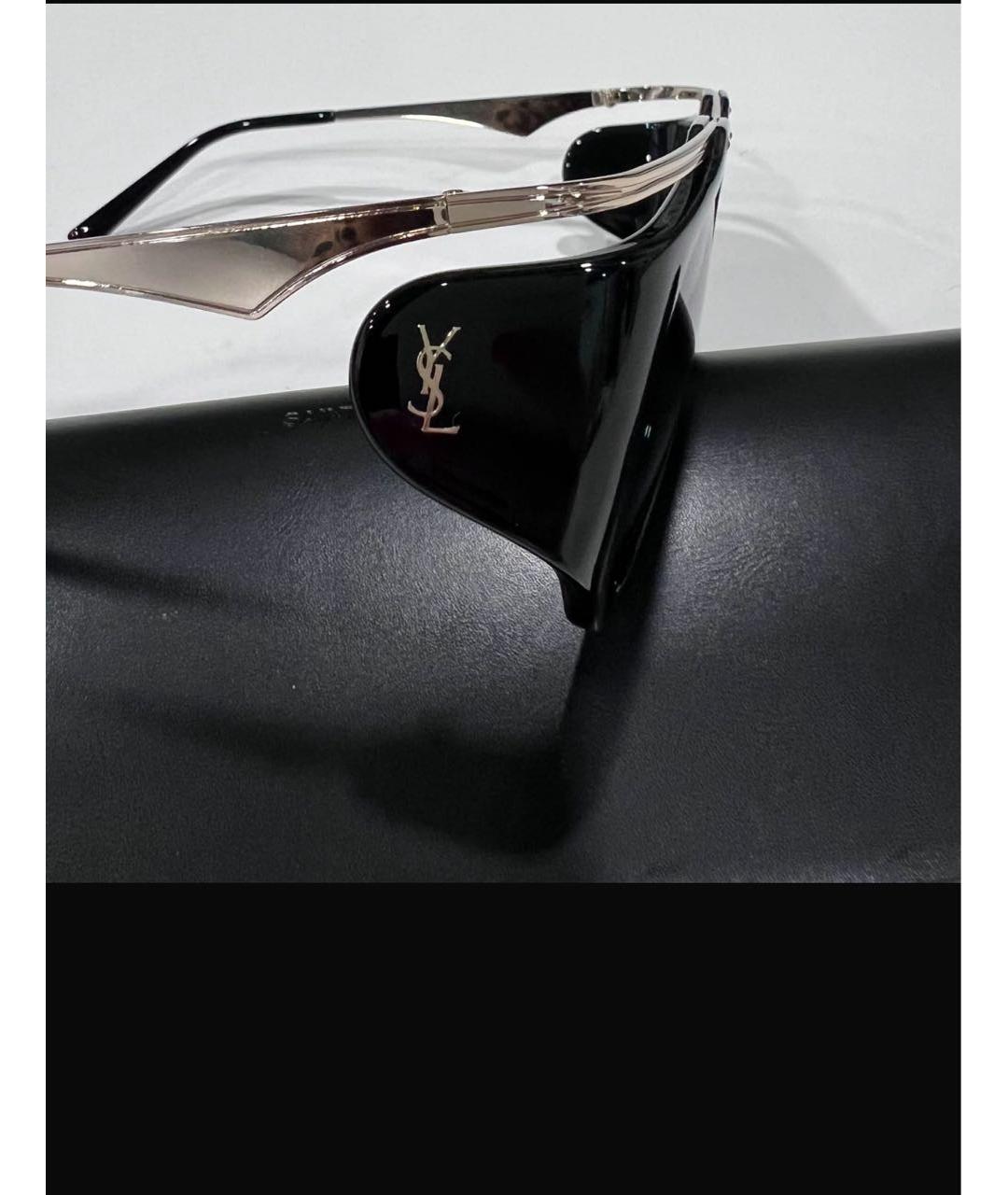 SAINT LAURENT Черные солнцезащитные очки, фото 5