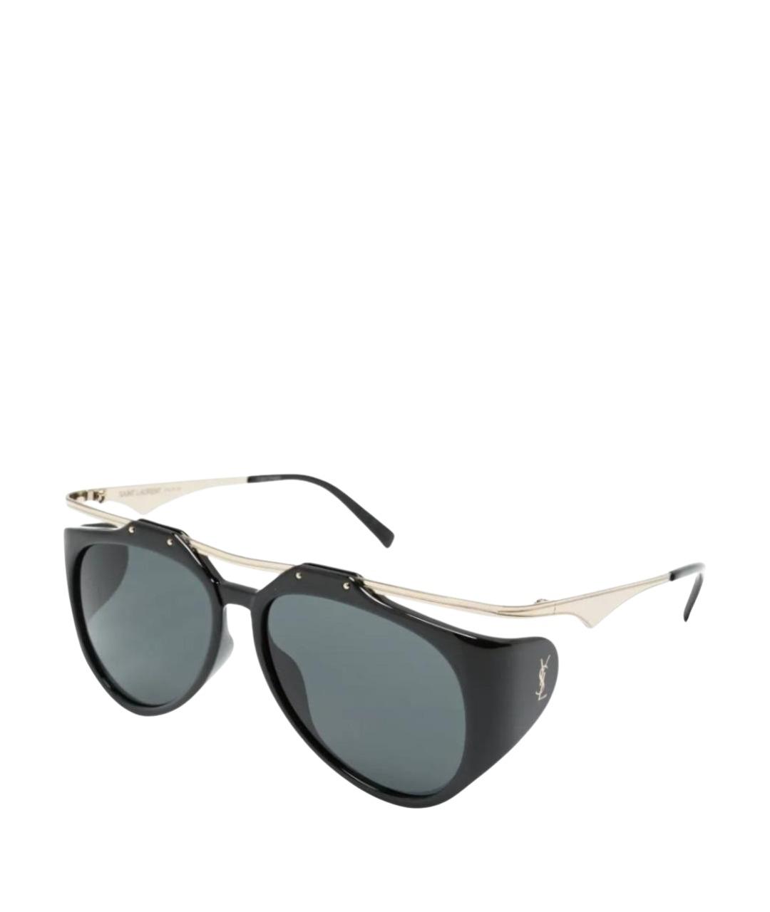 SAINT LAURENT Черные солнцезащитные очки, фото 1