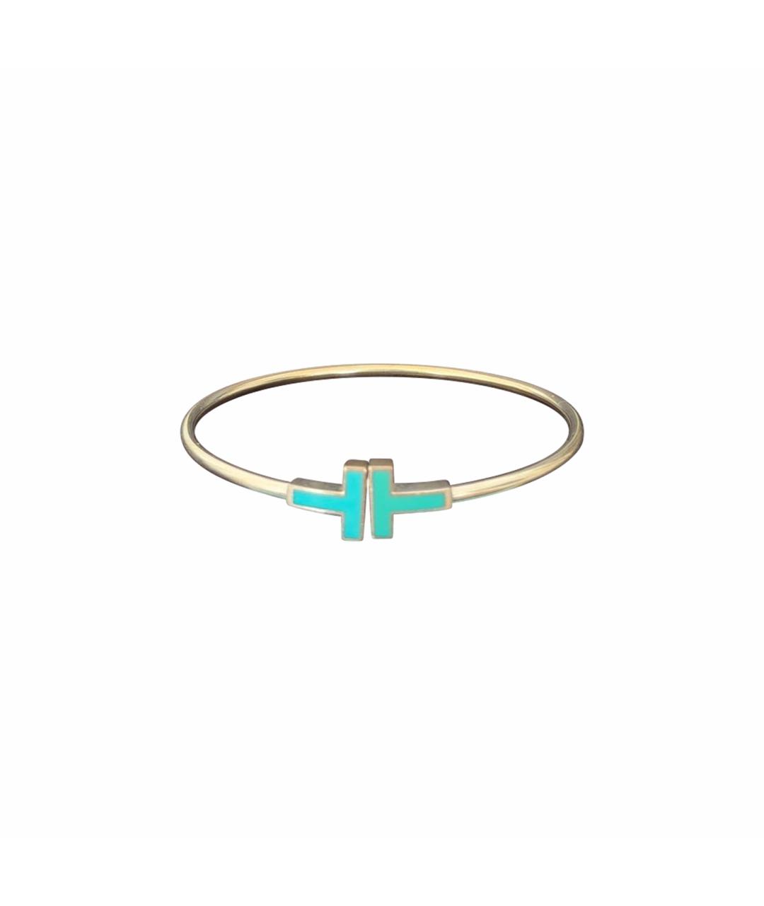TIFFANY&CO Бирюзовый браслет из белого золота, фото 1