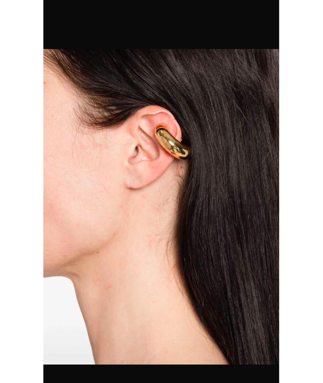 SAINT LAURENT Золотые серьги, фото 3