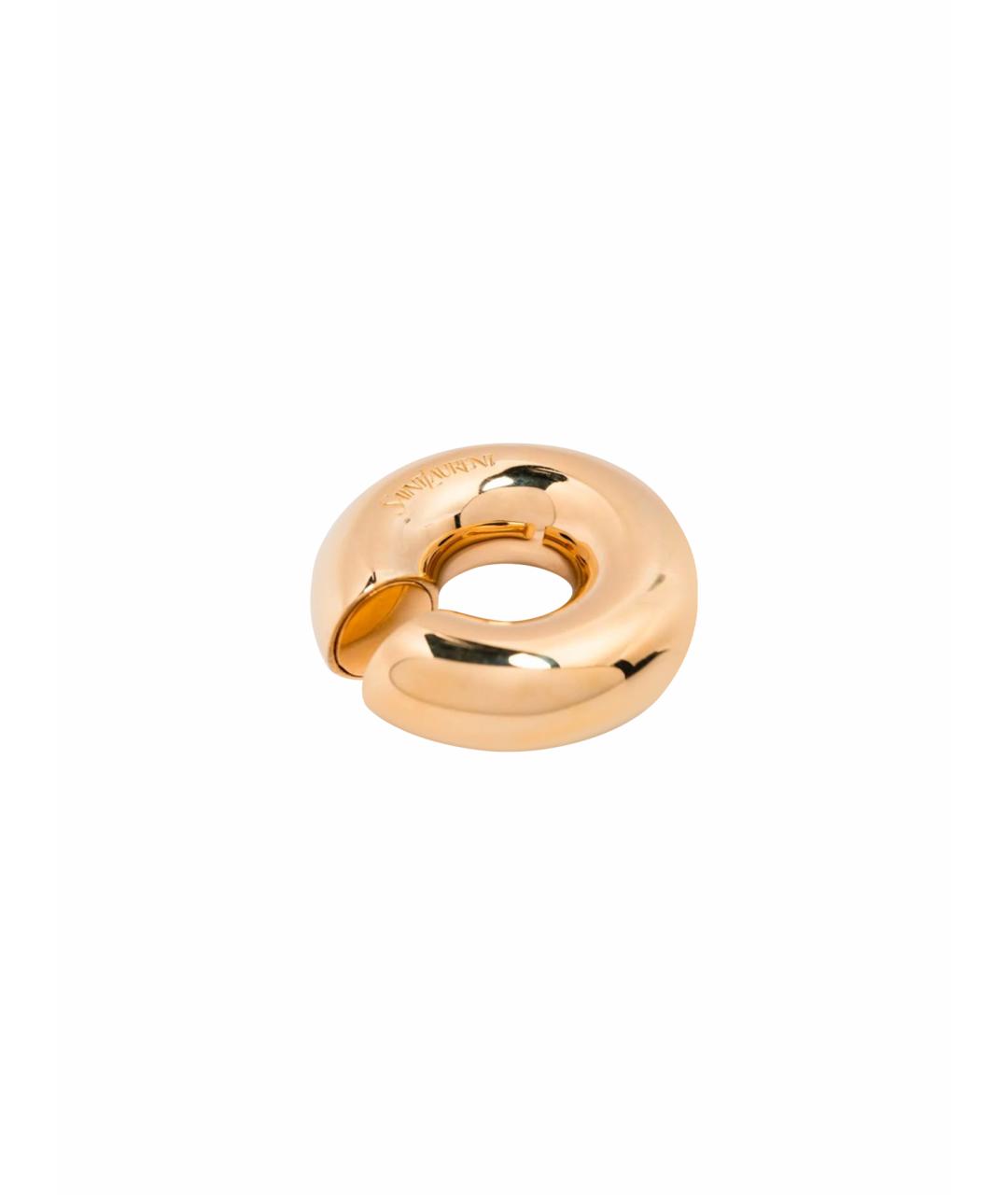 SAINT LAURENT Золотые серьги, фото 1