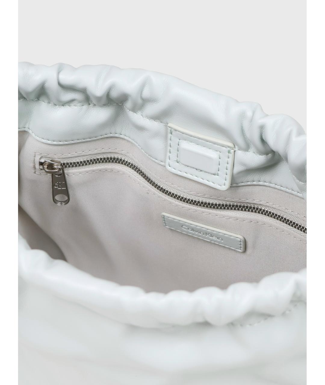 CALVIN KLEIN Бирюзовая сумка через плечо из искусственной кожи, фото 5