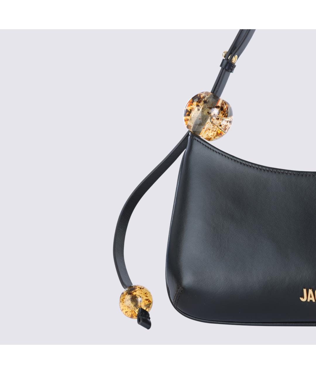 JACQUEMUS Черная канва сумка через плечо, фото 8