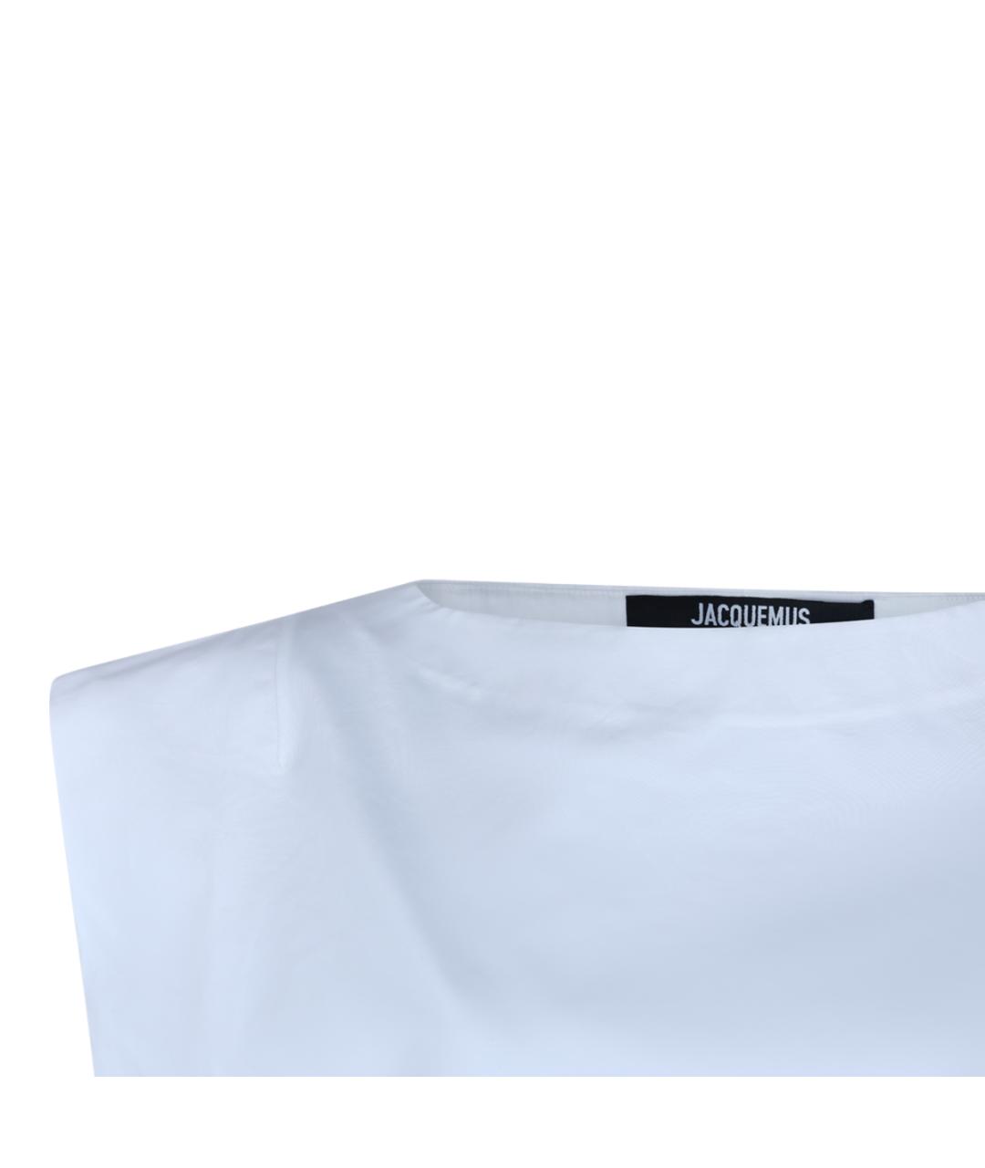 JACQUEMUS Белая майка, фото 6