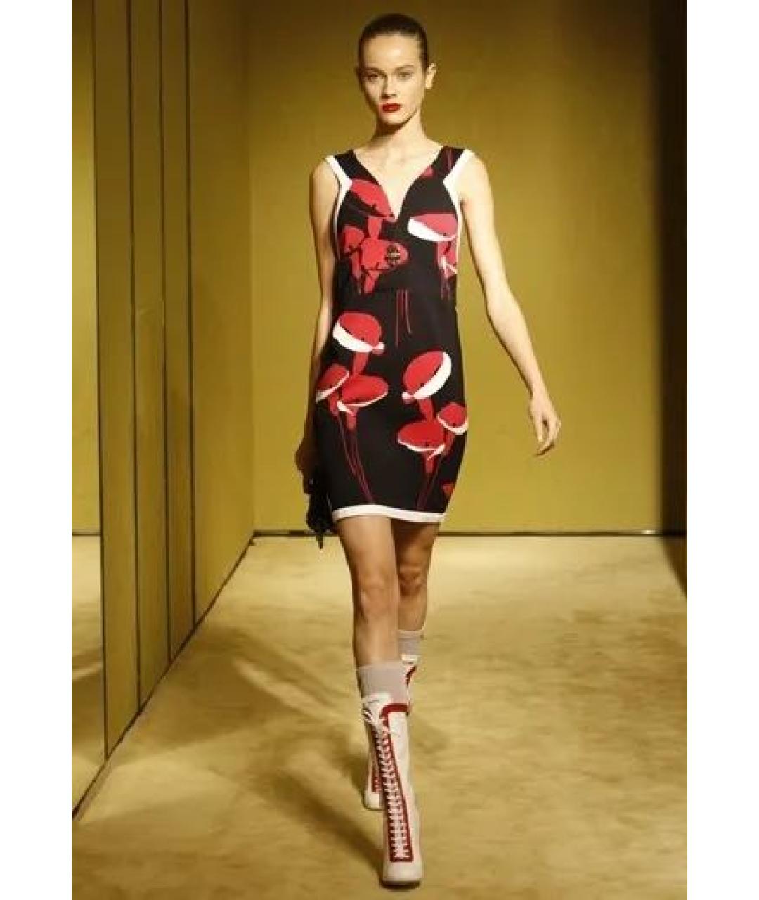 MIU MIU Мульти вискозное повседневное платье, фото 5