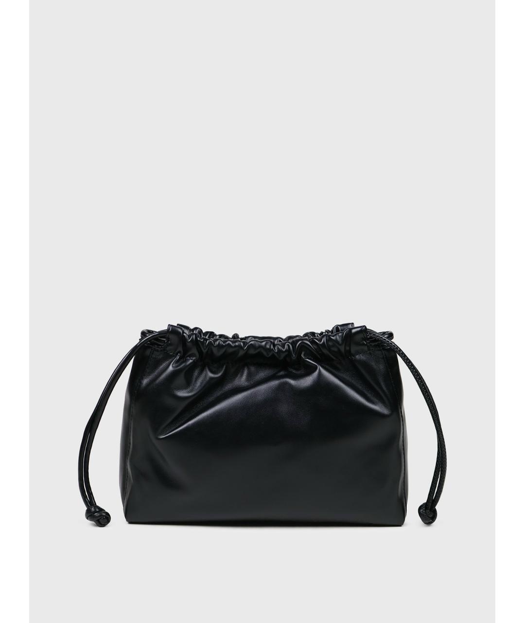 CALVIN KLEIN Черная сумка через плечо из искусственной кожи, фото 3
