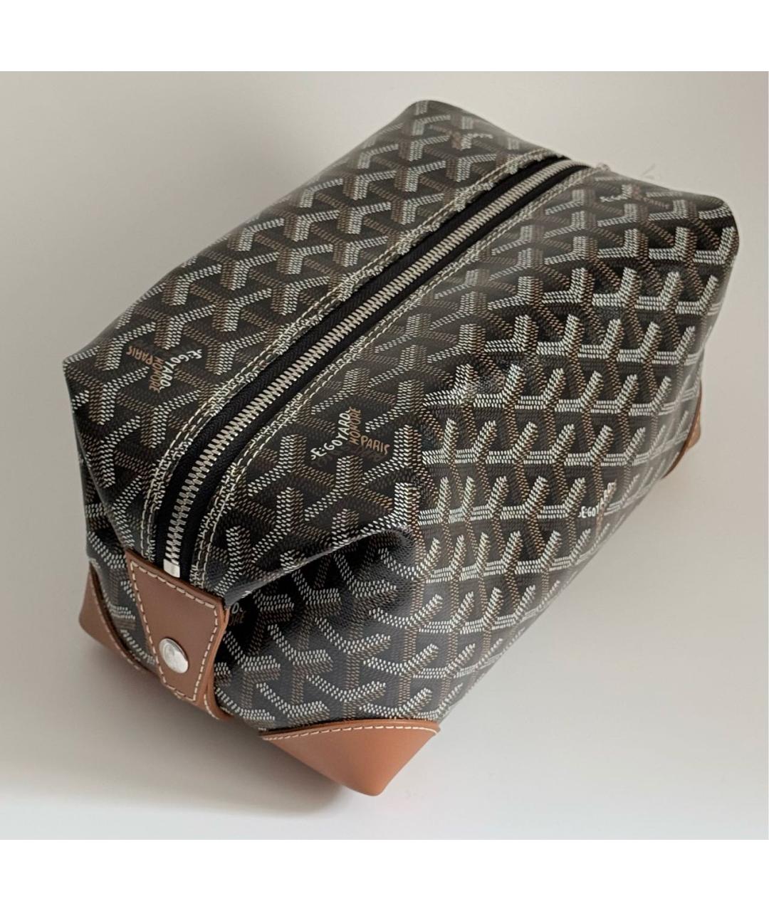 GOYARD Коричневая канва барсетка, фото 2