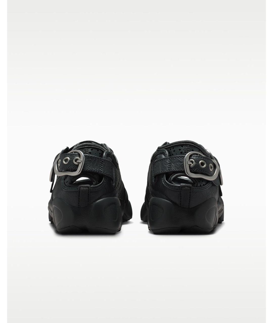 NIKE Черные кожаные кроссовки, фото 4