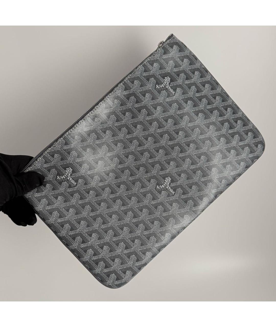 GOYARD Антрацитовая канва папка для документов, фото 5