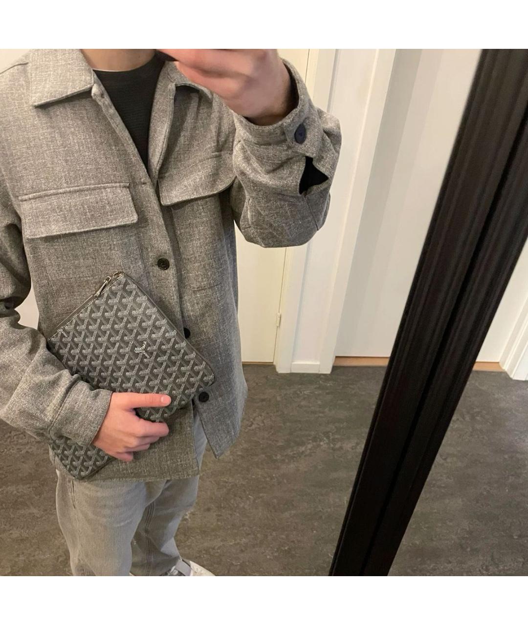 GOYARD Антрацитовая канва папка для документов, фото 7