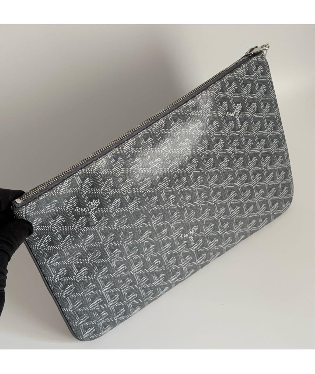 GOYARD Антрацитовая канва папка для документов, фото 3