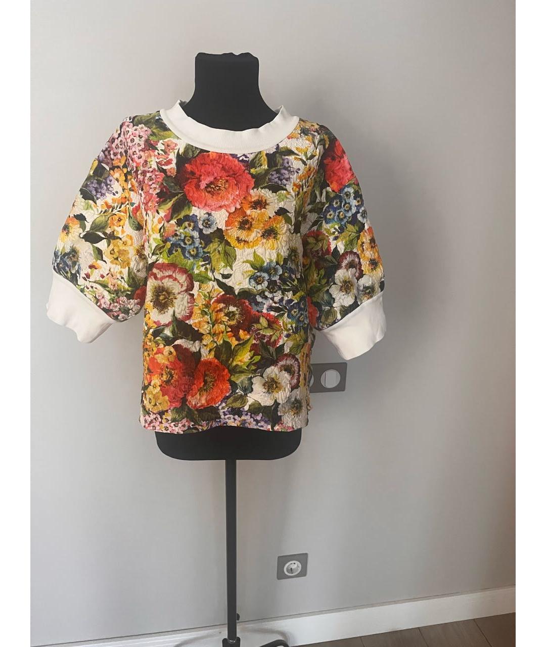DOLCE&GABBANA Мульти хлопковый джемпер / свитер, фото 5