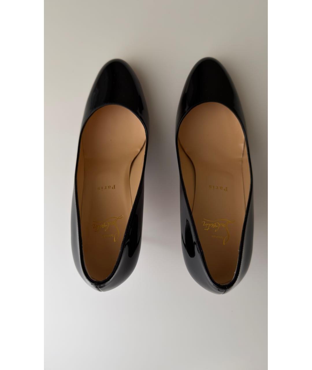 CHRISTIAN LOUBOUTIN Черные туфли из лакированной кожи, фото 3