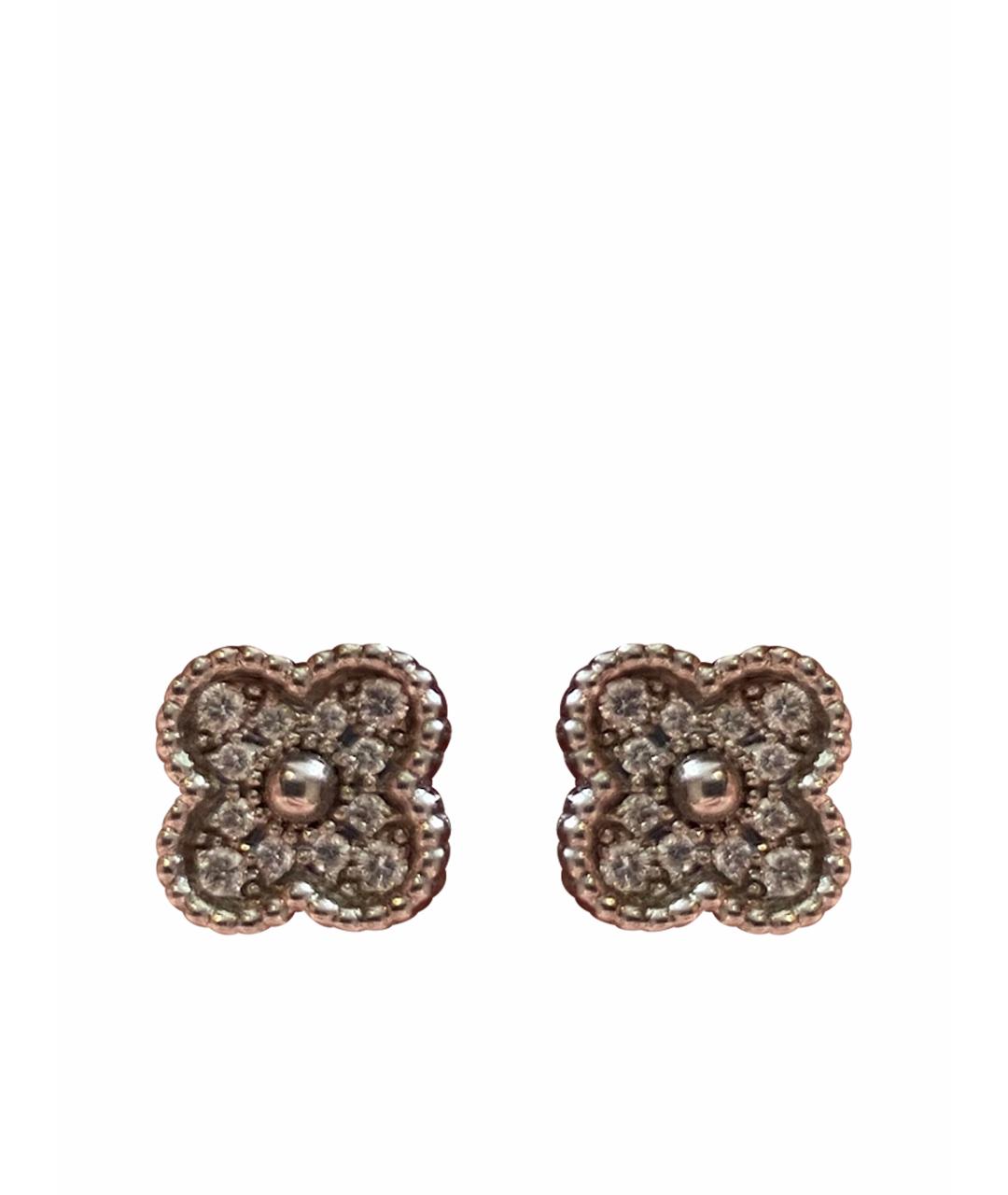VAN CLEEF & ARPELS Серебряные серьги из белого золота, фото 1