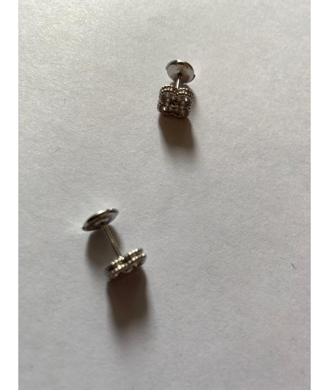 VAN CLEEF & ARPELS Серебряные серьги из белого золота, фото 2