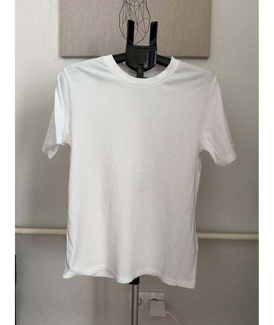 MM6 MAISON MARGIELA Белая хлопковая футболка, фото 3