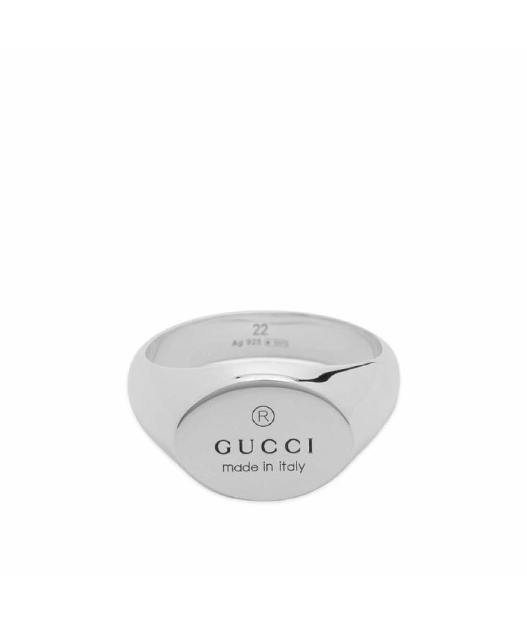 GUCCI Серебряное серебряное кольцо, фото 1