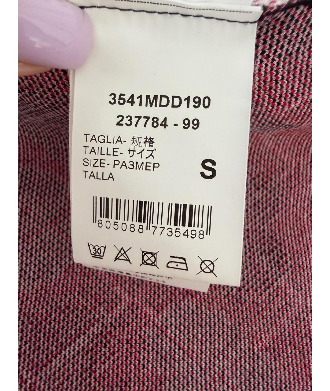 MSGM Мульти вискозная юбка мини, фото 5