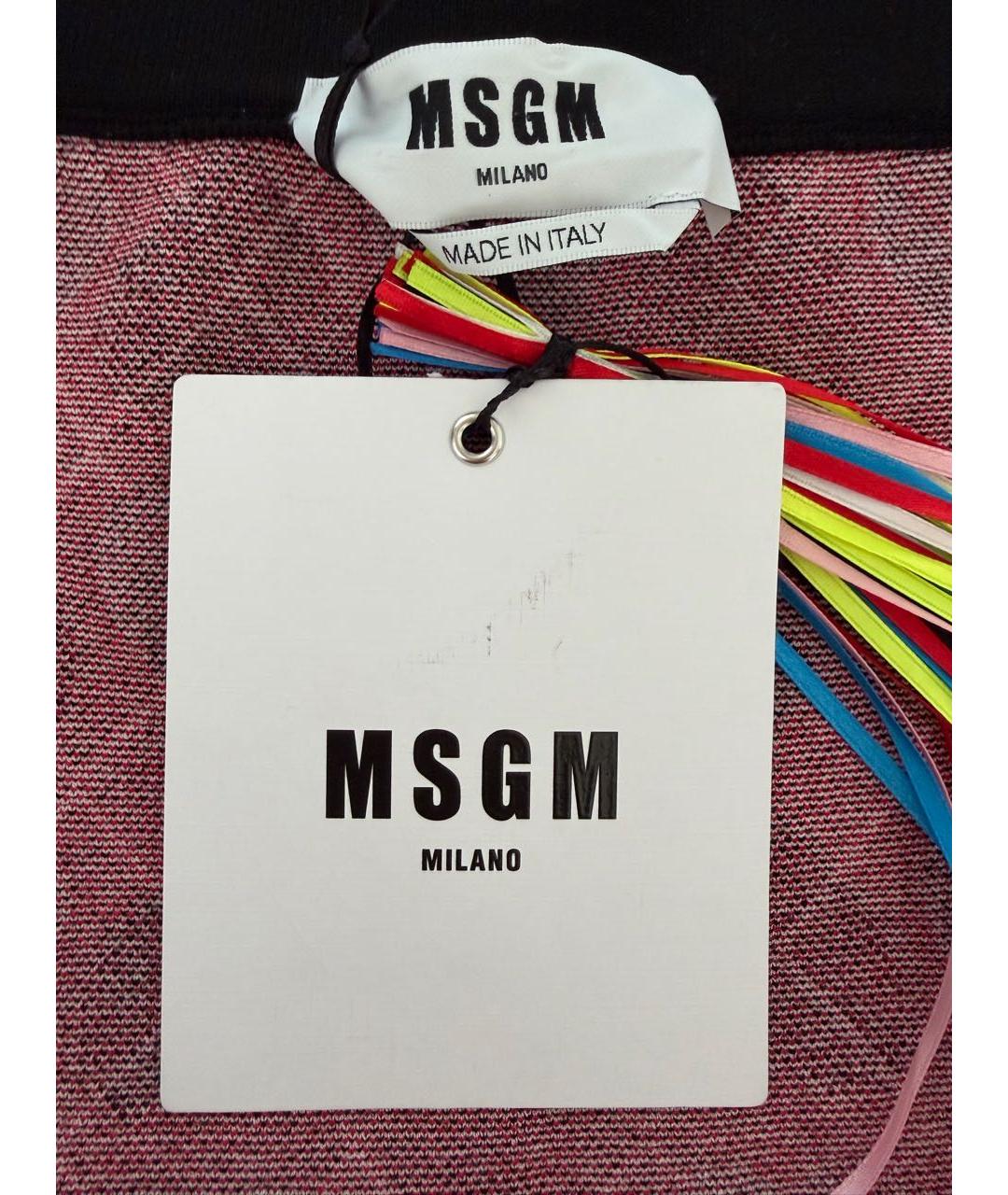 MSGM Мульти вискозная юбка мини, фото 4