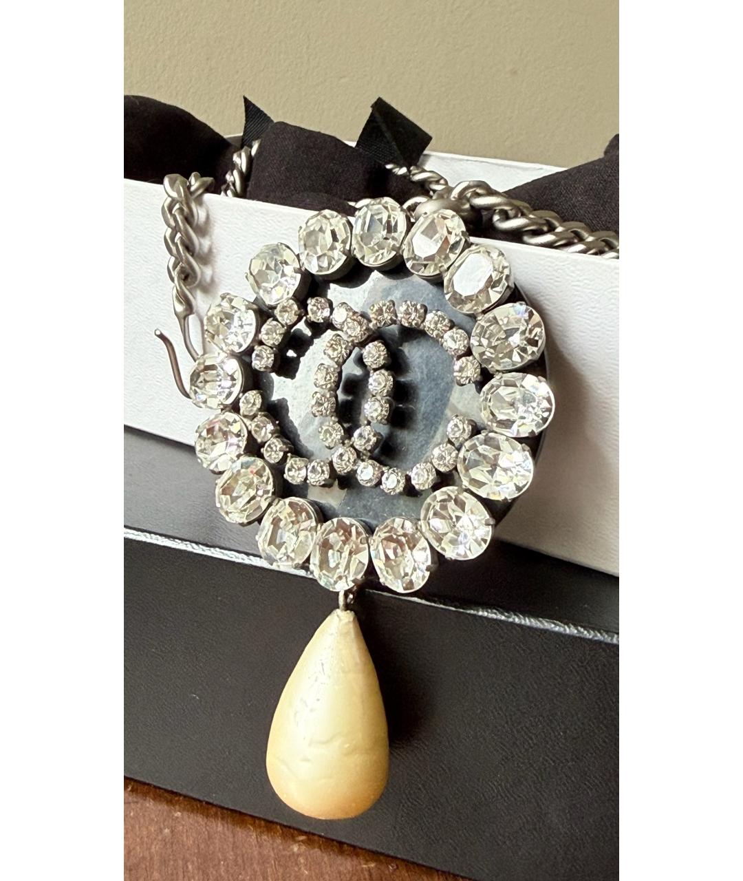CHANEL Серебряное колье, фото 4