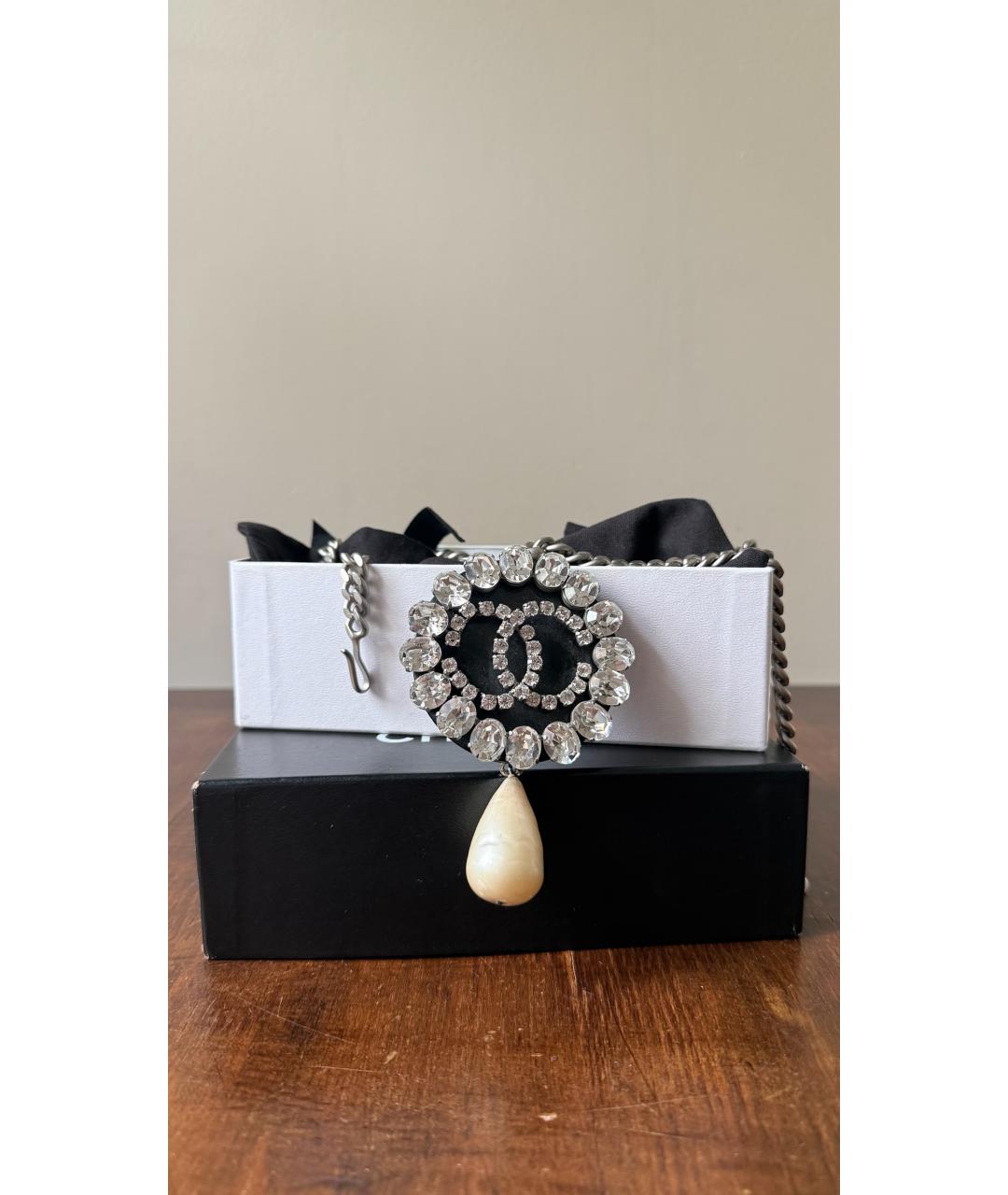 CHANEL Серебряное колье, фото 6