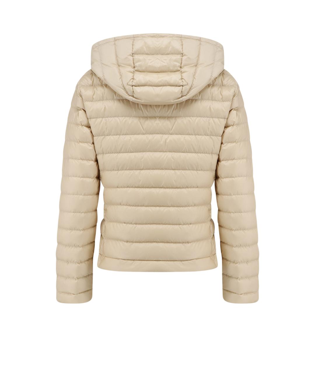 MONCLER Розовый полиамидовый пуховик, фото 2