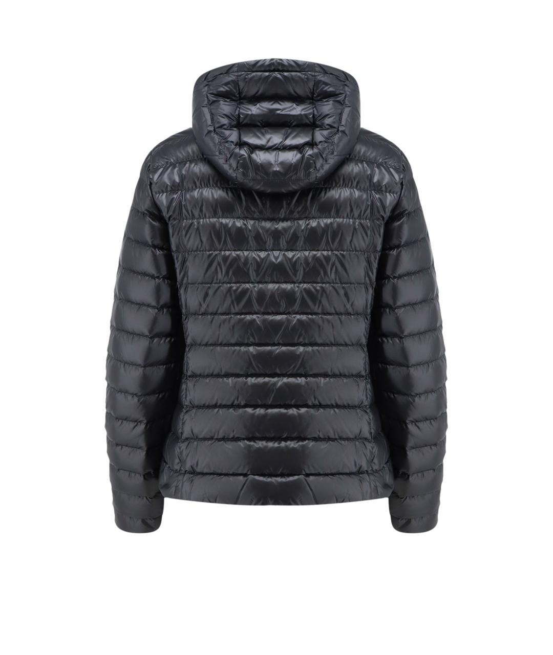 MONCLER Черный полиамидовый пуховик, фото 2