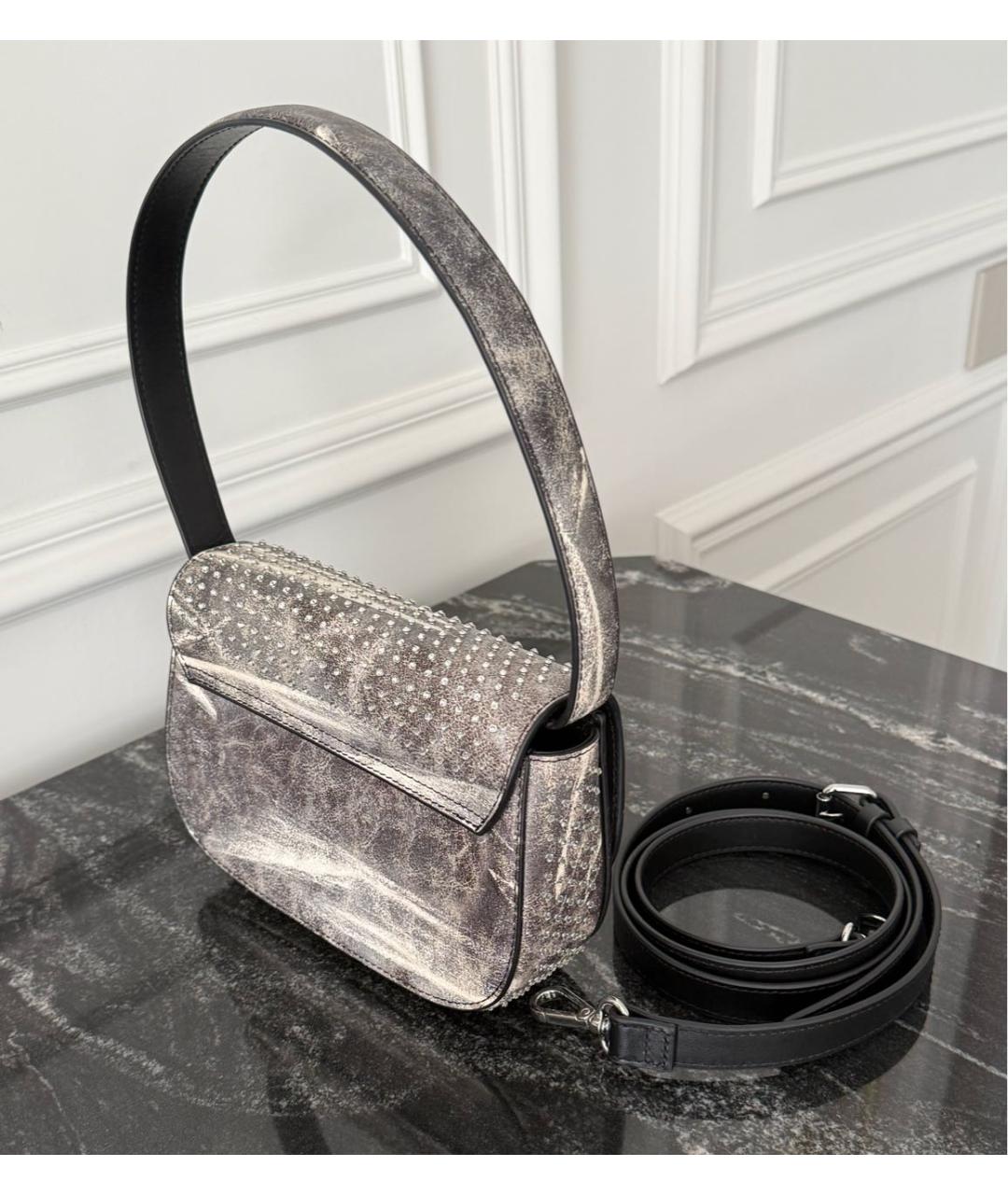 DIESEL Мульти кожаная сумка с короткими ручками, фото 3