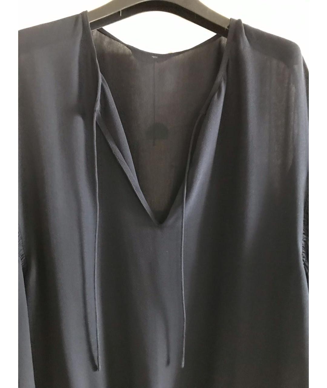 STELLA MCCARTNEY Черная шелковая блузы, фото 2